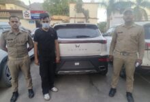 Kotdwar stolen XUV3XO recovered from forest