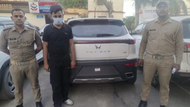 Kotdwar stolen XUV3XO recovered from forest
