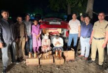 Excise team seizes 45 boxes of illegal liquor in Haridwar and arrests a man and woman