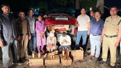 Excise team seizes 45 boxes of illegal liquor in Haridwar and arrests a man and woman