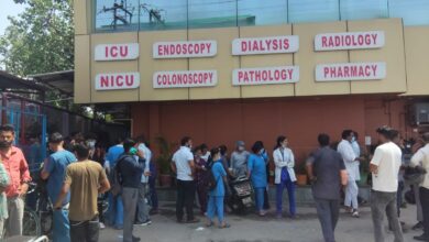 A major fire erupted at Panacea Hospital in Dehradun after a suspected AC blast in the ICU