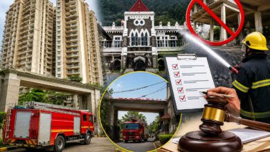 Uttarakhand High Court quashes DM order in Pinnacle Residency fire safety dispute in Dehradun.
