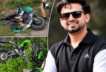 UK Rider As Mohammad Accident