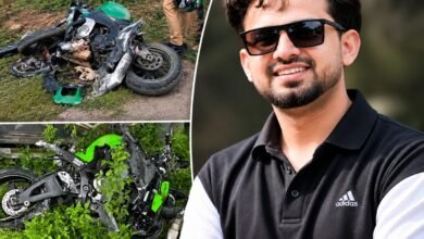 UK Rider As Mohammad Accident